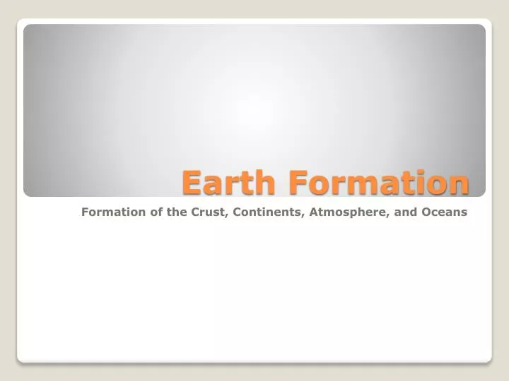 earth formation