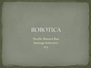 ROBOTICA