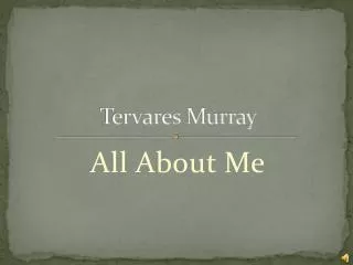Tervares Murray