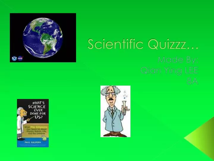 scientific quizzz