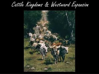 Cattle Kingdoms &amp; Westward Expansion