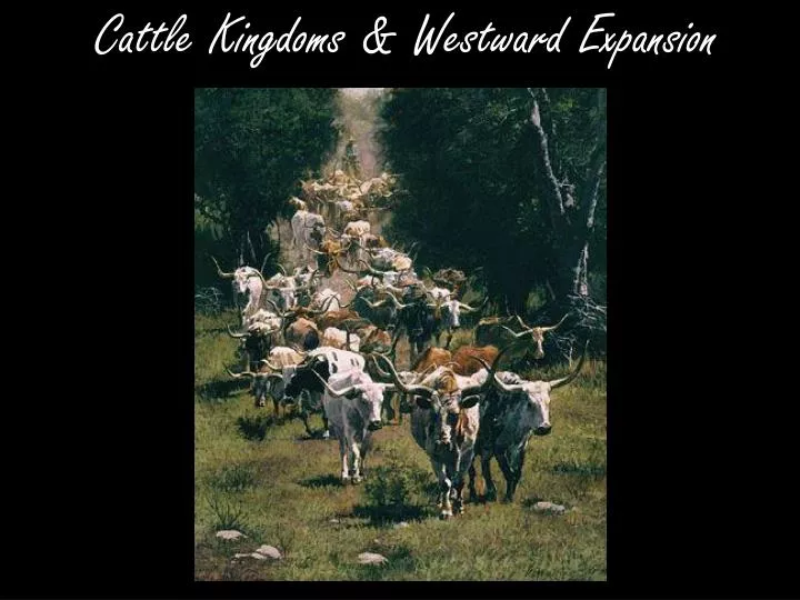 cattle kingdoms westward expansion