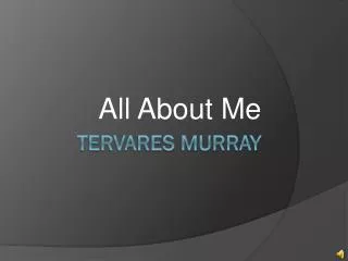 Tervares Murray