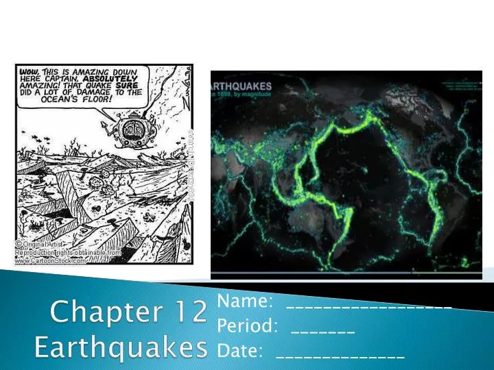 chapter 12 earthquakes