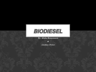 biodiesel