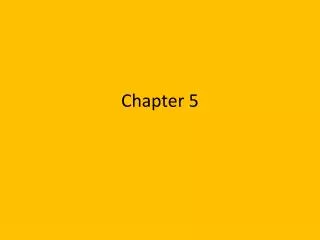 Chapter 5