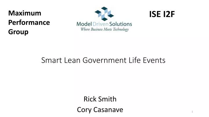 smart lean government life events