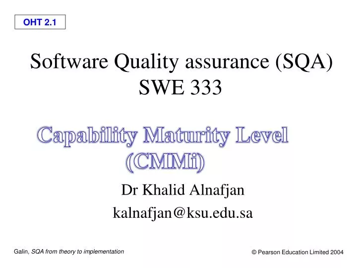 software quality assurance sqa swe 333