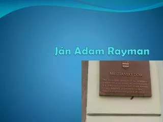j n adam rayman