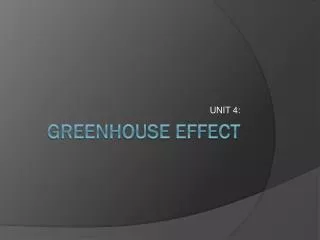 GreenHouse Effect