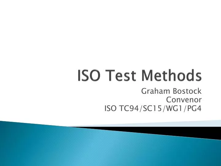 iso test methods