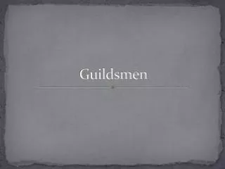 Guildsmen