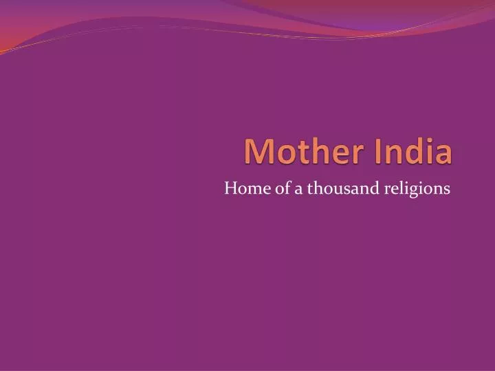 mother india