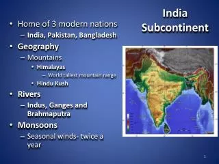 India Subcontinent