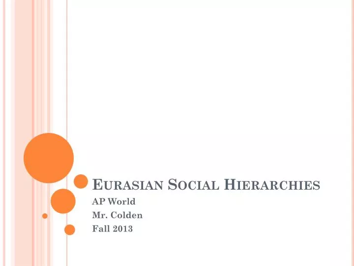 eurasian social hierarchies