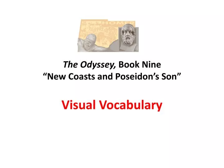 the odyssey book nine new coasts and poseidon s son