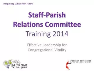 Staff-Parish Relations Committee Training 2014