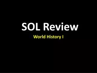 SOL Review