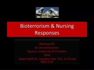 Bioterrorism &amp; Nursing Responses