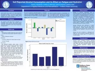 Self Reported Alcohol Consumption and its Effect on Fatigue and Hydration