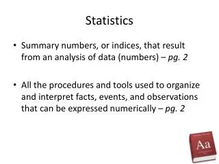 Statistics