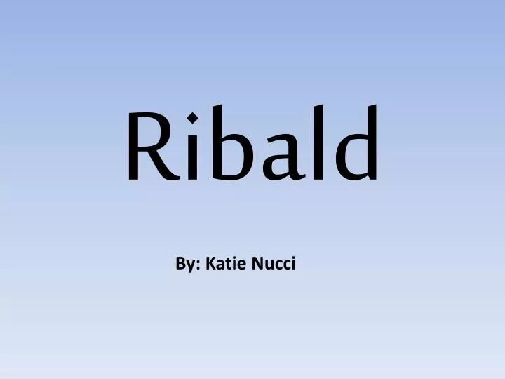 ribald