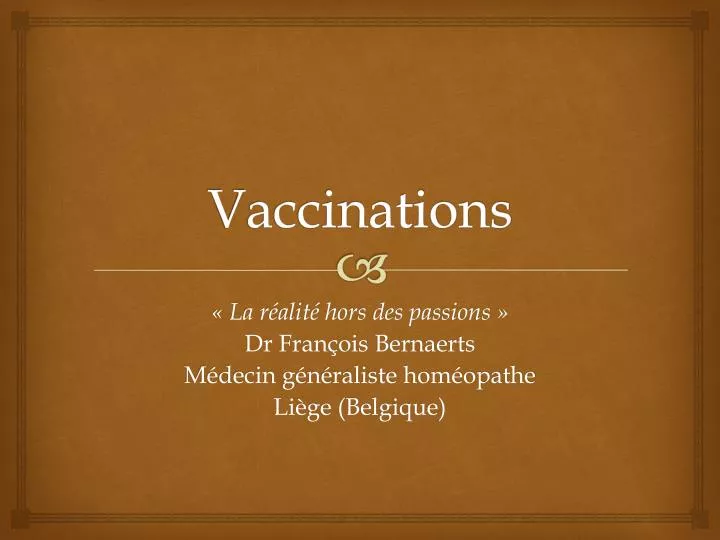 vaccinations