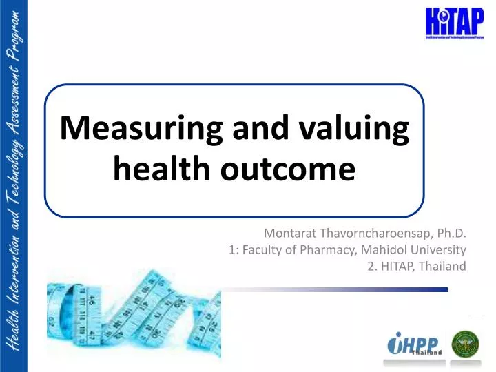 measuring and valuing health outcome