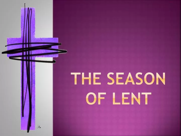 the season of lent