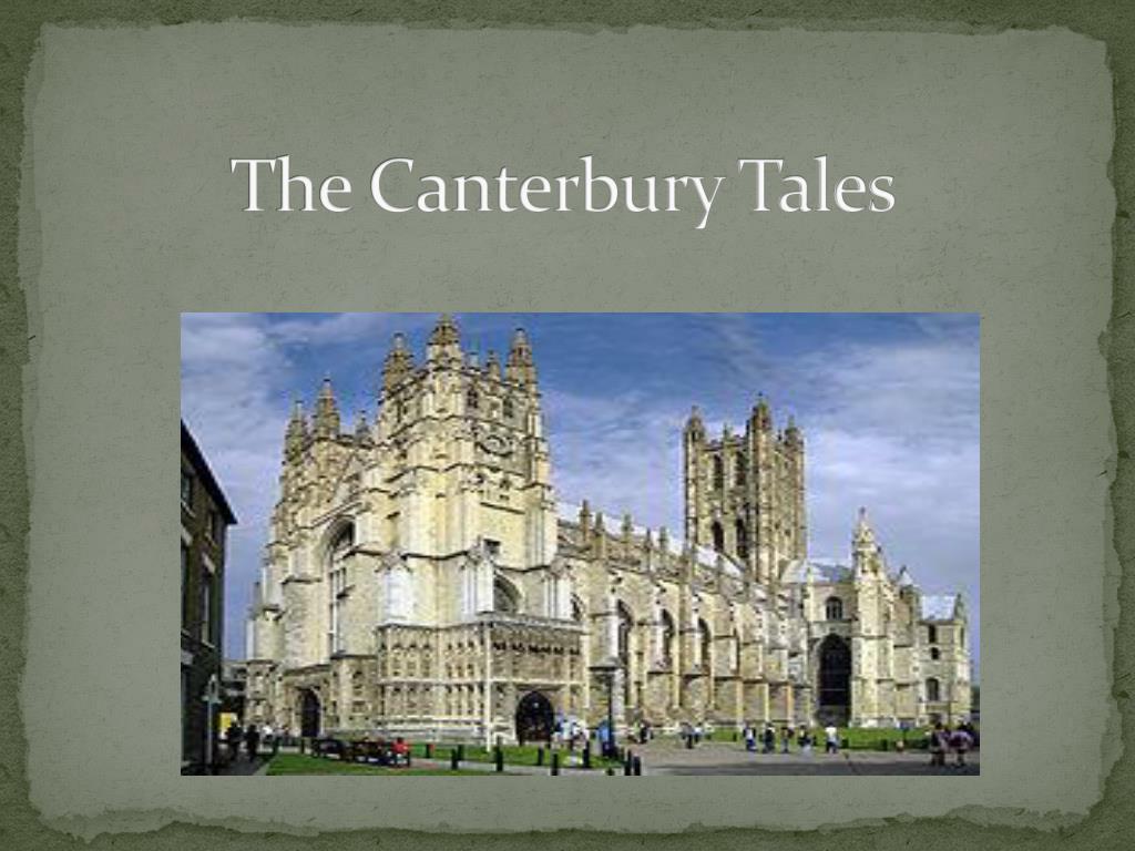 PPT - The Canterbury Tales PowerPoint Presentation, free download - ID ...