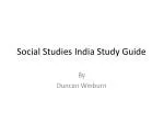 Social Studies India Study Guide - slide 1