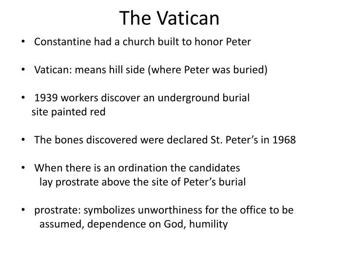 the vatican