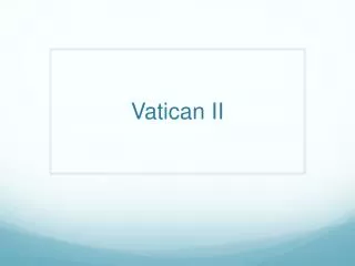 Vatican II