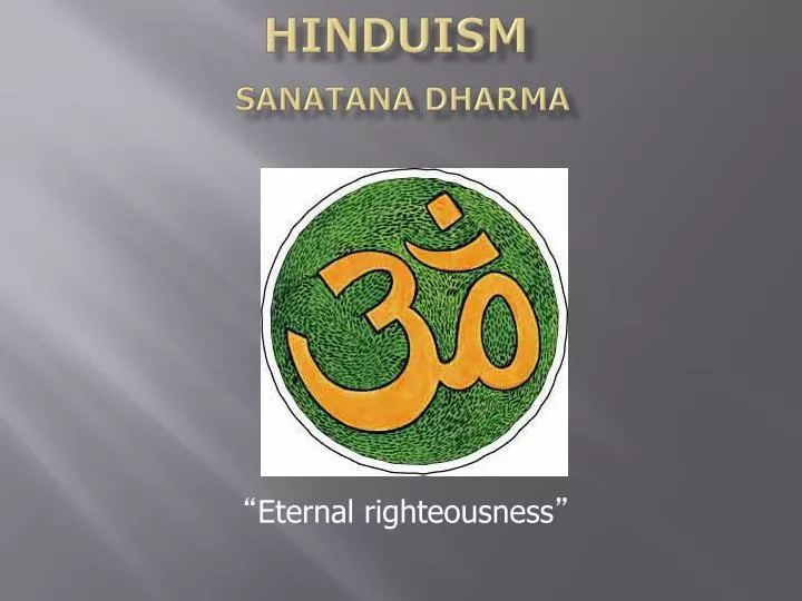 hinduism sanatana dharma