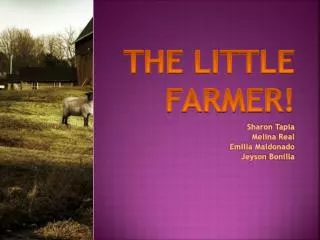 The little farmer !