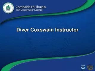 Diver Coxswain Instructor