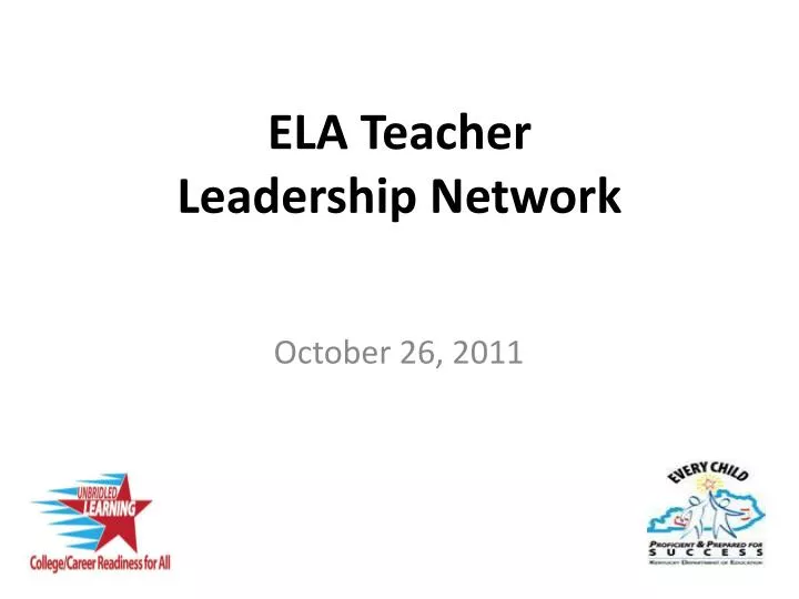 ela teacher leadership network
