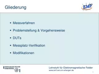 gliederung