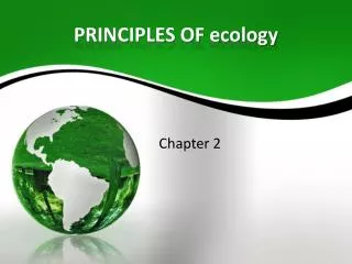 PRINCIPLES OF ecology