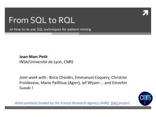 From SQL to RQL