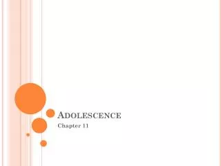 Adolescence