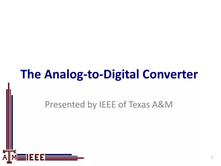 the analog to digital converter