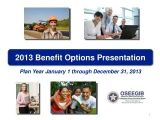 2013 Benefit Options Presentation