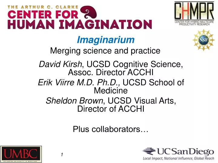 imaginarium merging science and practice