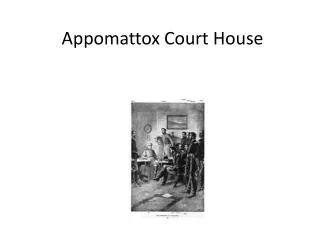 Appomattox Court House