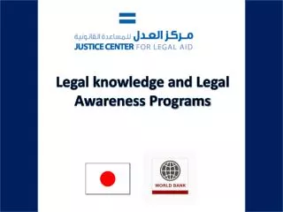 Legal knowledge and Legal Awareness Programs