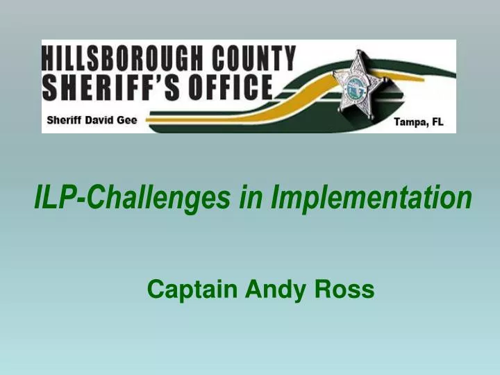 ilp challenges in implementation