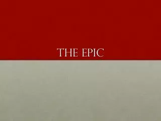 THe epic