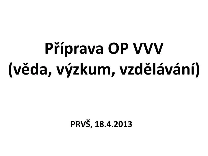 p prava op vvv v da v zkum vzd l v n