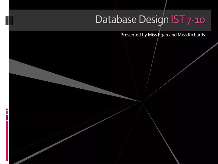 database design ist 7 10